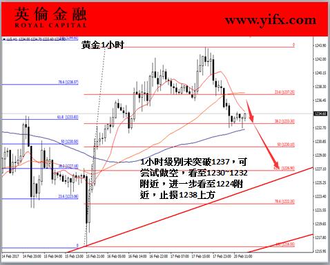 英伦金融-黄金1小时图